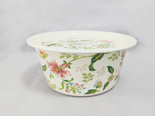 搪瓷平盖洗手碗14cm-24cm