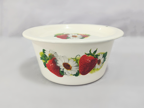 搪瓷平盖洗手碗14cm-24cm